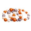 Gold and Cream Pearl 3 Pcs Bracelets