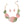 Light Pink Green Dipped Necklace