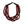 Wine Bead Buffalo Horn Hook Necklace