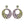 Green Wood Animal Print Earrings