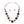 Purple Ceramic Bead Cord Set