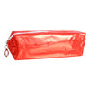 Red Shiny Transparent Cosmetic Pouch