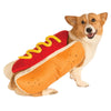 Hot Dog Dress Up, Funny Pet Costume Halloween Party Outfit Clothes Sausage Bun