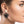 Black Rubber Coated Heart Earrings