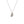 Matte Silver Football Necklace