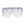 Blue Designer Shield Sunglasses