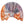 Orange Tie Dye Bow Turban