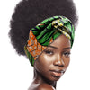 Green Afrocentric Knotted Headband
