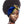 Royal Blue Afrocentric Knotted Headband