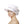 White Braided Knot Church Hat