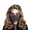 Black Bandana Print Mask