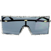 Silver Stone Visor Sunglasses