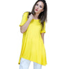 Small Yellow Scoop Neck Tunic