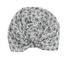 White MK Circle Twist Knot Turban