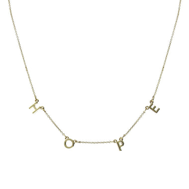 HOPE Station Gold Necklace