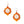 Tortoiseshell Designer Logo Earrings