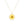 Yellow Daisy Dried Flower Necklace