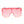 Pink Designer Shield Sunglasses