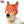 Orange Zootopia Fox Manga Costume Latex Rubber Horror Scary Mask Halloween Party