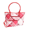 Red Plaid Tote and Pouch Set