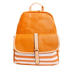 Mustard and White Stripe Backpack