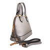 Silver Patent Dome Handbag