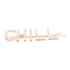 Gold CHILL Sparkle Hair Pin
