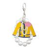 Blue Gold Sorority Keychain