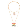 Multi Color Double Chain Black Girl Magic Necklace