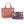 Coral Laser Cut Tote Bag Set