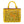 Yellow Laser Cut Tote Bag Set