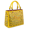 Yellow Laser Cut Tote Bag Set