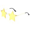 Yellow Superstar Rimless Sunglasses