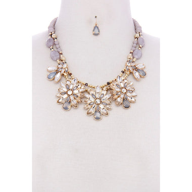 RHINESTONE STATEMENT NECKLACE