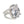Gray Round Leopard Cuff