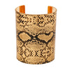 Snake Print Cuff Bracelet