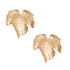 Gold Metal Leaf Clip Ons