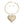 Gold Collar XL Aurora Borealis Heart Set