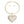 Gold Rigid Collar XL Rhinestone Heart Set