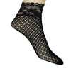 Women Sheer Fashion Sexy Stocking Hosiery Mesh Black Lace Fishnet Ankle Socks