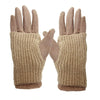 Taupe Layered Suede Smart Gloves