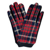 Red Plaid Smart Touch Gloves