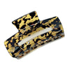 Tortoiseshell Marbled Rectangle Clip