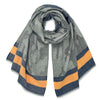 Camo Stripe Frayed Edge Scarf