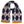 Navy Pixel Argyle Scarf