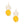 Yellow Raffia Pineapple Earrings