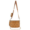 Brown Designer Dupe Pochette Set