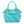 Turquoise Polka Dot Handbag Set