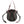 Black Tulip Bucket Bag