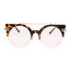 Leopard Cat Eye Retro Clear Glasses